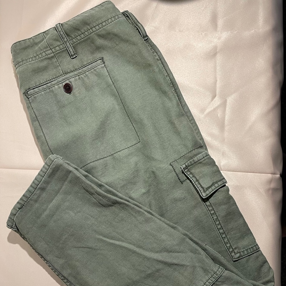 A&F Green Cargo Pants